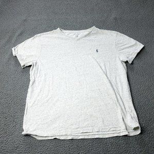 Polo Ralph Lauren V Neck T Shirt Short Sleeve  Mens L Large